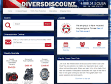 Tablet Screenshot of diversdiscount.com